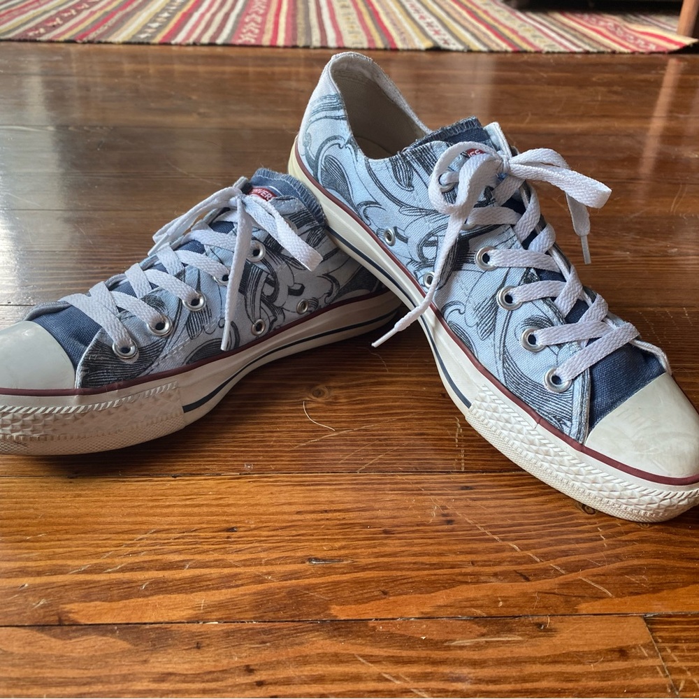 Ravenclaw Canvas-printed Authentic Converse